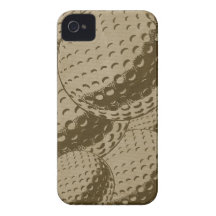 Caso del iPhone de los entusiastas del golf iPhone 4 Funda