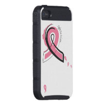 Caso del iPhone del cáncer de pecho iPhone 4 Protector