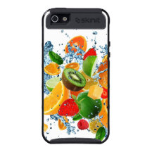 caso del iPhone del chapoteo de la fruta iPhone 5 Carcasas
