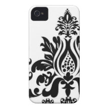Caso del iPhone del damasco iPhone 4 Case-Mate Carcasa
