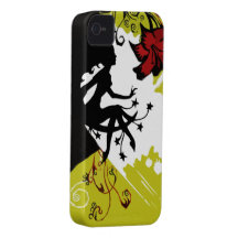 Caso del iPhone del Faerie de la luna iPhone 4 Case-Mate Carcasas