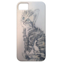 Caso del iphone del gato iPhone 5 carcasa