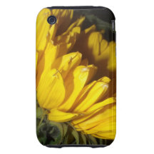Caso del iPhone del girasol Tough iPhone 3 Fundas