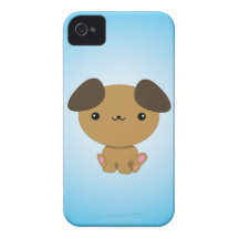 Caso del iPhone del perrito de Kawaii iPhone 4 Cárcasas