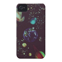 Caso del iPhone del planeta iPhone 4 Cárcasa