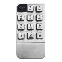 caso del iphone del telclado numérico del teléfono iPhone 4 cárcasas