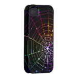 Caso del iPhone del Web de araña 1 Case-Mate iPhone 4 Fundas