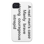 caso del iphone "el caso de un hombre real " Case-Mate iPhone 4 carcasas