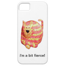 caso del iPhone - gato de madera rayado iPhone 5 Cobertura