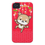 caso del iPhone - perrito - JapaneseRed Case-Mate iPhone 4 Cárcasas