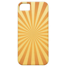 caso del iphone, retro, luz del sol iPhone 5 protector