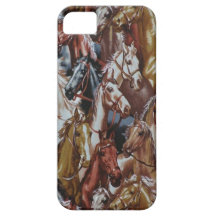 Caso del oeste salvaje del iPhone 5 de los caballo iPhone 5 Case-Mate Cobertura
