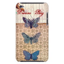 caso del tacto de iPod con las mariposas de monarc iPod Case-Mate Carcasas