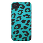 Caso descarado del estampado de animales del leopa iPhone 4 Case-Mate cárcasa