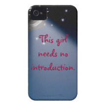 Caso descarado del iPhone del chica Case-Mate iPhone 4 Carcasa