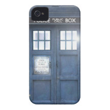 Caso divertido del iPhone 4 de la caja de llamada iPhone 4 Case-Mate Carcasas