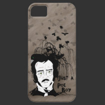 Caso divertido del iPhone 5 de Edgar Allen Poe cárcasas casemate