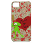 Caso divertido del iPhone 5 de la rana de la tarje iPhone 5 Case-Mate Coberturas
