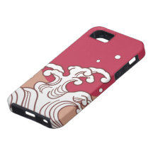 Caso elegante del diseño iPhone5 de la onda de la  iPhone 5 Case-Mate Funda