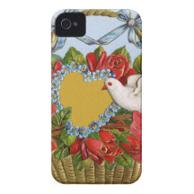Caso floral de Iphone 4S del vintage iPhone 4 Fundas