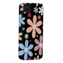 Caso floral de Iphone 4S iPhone 4 Carcasas