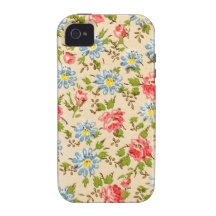 Caso floral del iPhone 4/4S Case-Mate iPhone 4 Carcasa