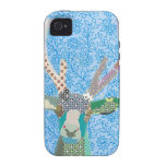 Caso floral del iPhone del compinche Vibe iPhone 4 Fundas