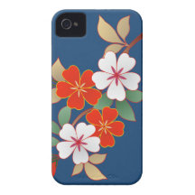 Caso floral elegante de Iphone 4/4S iPhone 4 Case-Mate Cárcasa