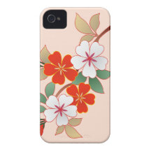 Caso floral elegante de Iphone 4/4S Case-Mate iPhone 4 Funda