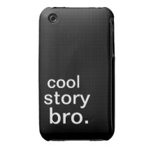 Caso fresco de Bro de la historia iPhone 3 Case-Mate Carcasa