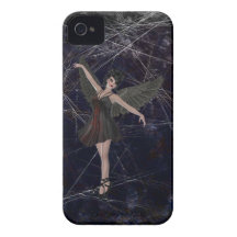 Caso gótico del iPhone 4 del ángel Case-Mate iPhone 4 Cárcasas