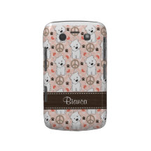 Caso intrépido de Westies Blackberry del amor de l Blackberry Bold Protectores