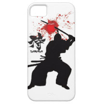 Caso japonés del samurai iPhone4 iPhone 5 Case-Mate Fundas