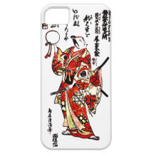 Caso japonés del samurai iPhone 5 Case-Mate fundas