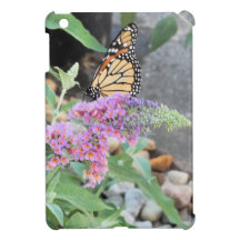 Caso listo del iPad de la mariposa de monarca mini