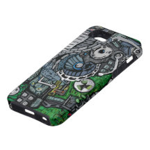 caso mech iPhone 5 Case-Mate protectores