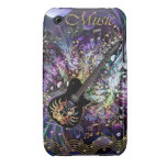 Caso metálico del caos de la música para el iPhone iPhone 3 Case-Mate Cárcasas