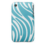 Caso moderno del iPhone 3 del estampado de zebra - iPhone 3 Cárcasas