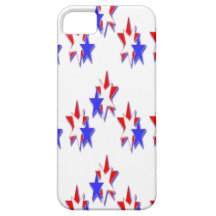 Caso patriótico del iphone 5 de las estrellas iPhone 5 protector