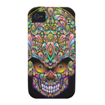 Caso psicodélico del iPhone 4 del diseño del arte  Vibe iPhone 4 Carcasas