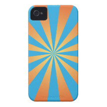caso radial de la pendiente de Barely There de la  Case-Mate iPhone 4 Protectores
