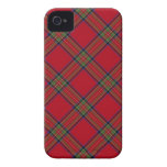 Caso real de Iphone 4/4S de la tela escocesa de ta Case-Mate iPhone 4 Carcasa