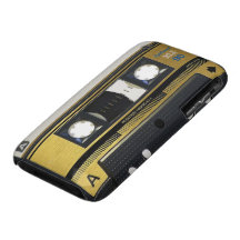 caso retro de la música de la escuela vieja de la  iPhone 3 Case-Mate cárcasas