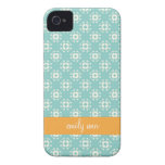 Caso retro del estampado de plores iPhone4 del tru iPhone 4 Coberturas