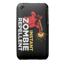 Caso retro repugnante del iPhone del zombi inmedia Case-Mate iPhone 3 Cárcasa
