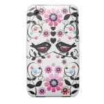 Caso romántico del iPhone 3 con los pájaros del am iPhone 3 Case-Mate Coberturas