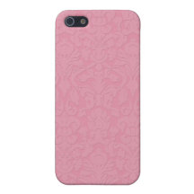 Caso rosado antiguo del iPhone 5 del damasco