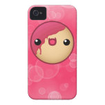 Caso rosado del iPhone 4/4s del buñuelo iPhone 4 Funda
