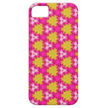 Caso rosado enrrollado vibrante del iPhone 5 iPhone 5 Case-Mate Protector