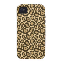 Caso salvaje de Iphone 4 del modelo del leopardo iPhone 4/4S Fundas
